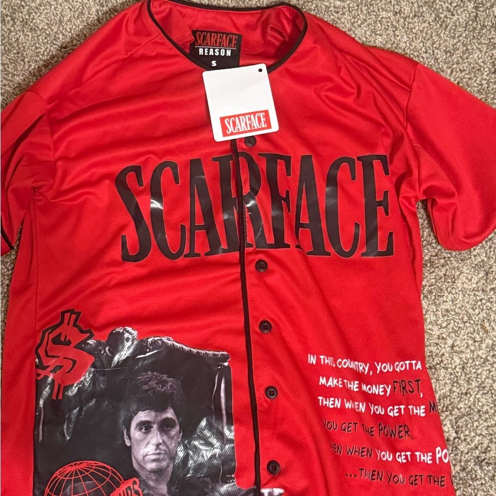 Red Graphic Men's Shirt